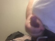 College bear beats cock with door open and roommates home