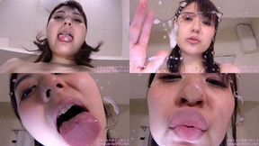 Satori Fujinami - Smell of Her Erotic Tongue and Spit Part 1 - wmv