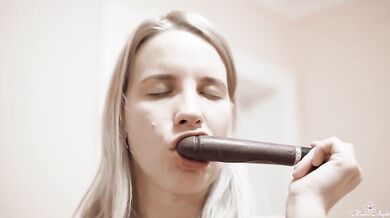 Blonde Masturbates with Favorite Sex Toys