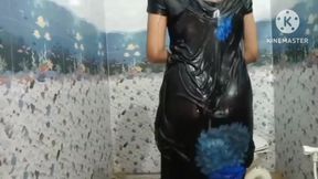 Seeing Didi Taking Bath, Father-in-law's Cock Stood up Full Hot Bathing Stepsister