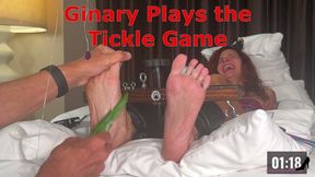 Ginary Plays The Tickle Game - Foot Tickling Challenges