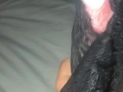 Local gym sauna receptionist asked me to cum in her panties . Happily obliged