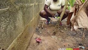 I Just Stopped By And Wash My Pussy  In The Farm Not Knowing A Guy Is Watching Me