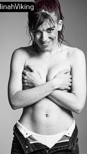 B&w Topless Photoshoot