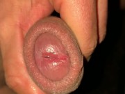 Smegma dirty cock - Teen jerks off and use own cum for cleaning glans
