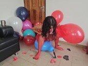 POP UP MIX WITH RED SOX, BALLOONS OF VARIOUS SIZES (full video on C4S / MV / OF / Membersite)