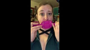 Takes 4 Dildo Gag Training Teaser