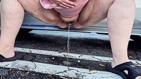 big ass pawg milf peeing squirting compilation - girl pissing, bbw pussy, big fat pussy, pissing publicly, car outdoor, big butt