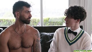 Adam ramzi and cristiano get comfortable: anal, rimming, and big cock twinks blowjob bareback