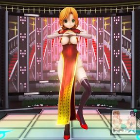 mmd r18 Riho Poker Face casino 3d hentai