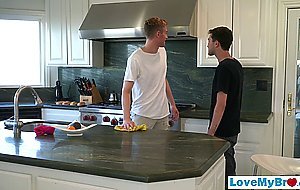 Twink asks his gay stepbrother some intimate questions