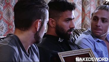 Adam Ramzi Fucked Dante Colle In 3way Hardcore