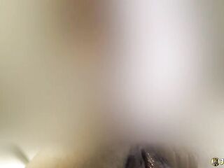 JohnTronX - Tattooed Oriental floozy creampied after a hardcore doggy style bang