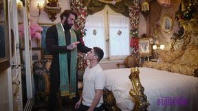 Staghomme - Sir Peter seals business deal with Bastian Karim creampie