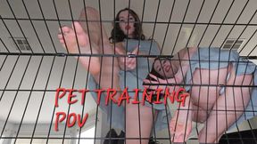 Pet training POV