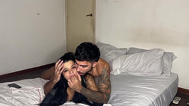 My boyfriend Pauses me and Takes Advantage of me! Hard Fucking, Face Fucking, Slapping, and Facial!