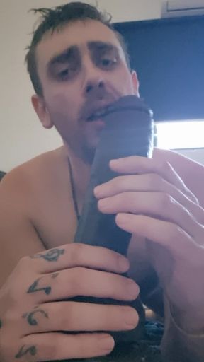 Bbc dildo suck and dirty talk