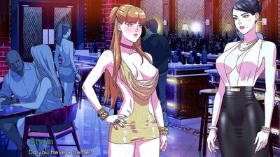 Part 2 of the complete game: Sexy milf with big boobs and ass drives a cartoon car in hentai game