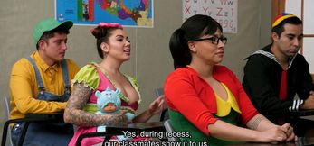 HORNY BARRIO - AT . Nicole Zurich Sara Blonde