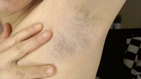 Soft Long Armpit Hair Stroked