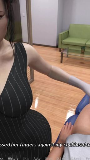 Futa Healthcare 01 By FatsoCat - Sexy Futanari MILF Loves Man's Huge Cock - 3D Futa Trans Porn Game   Clip 3