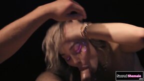 Trans emma rose barebacks guy with small boobs
