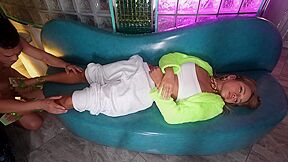 A Disgustingly Cute Tanned Muddy Girl Gets A Quick Blowjob And Multiple Creampie Play At The Club - Hana Kurosaki Hana
