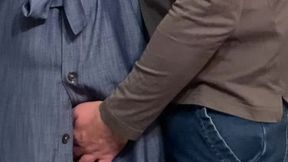 Stepbrother Touching My Pussy in Subway