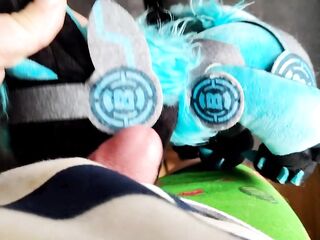 Blue protogen plush Pleasure#two