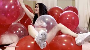 Red Balloons For Nail Popping