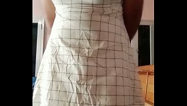 Indian Gay Crossdresser Gaurisissy xxx in white western dress