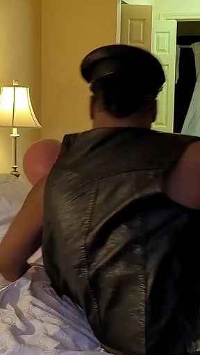 Bear Worships Leather Man