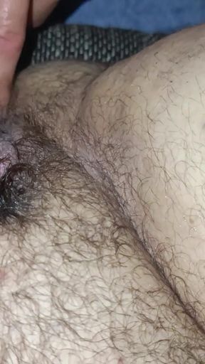 Thrilling moment from &quot;German BBW with spread legs: lube action with big cock and penis dildo&quot;