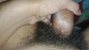 Masturbating alone