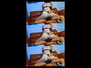Riding him reverse cowgirl on the leather couch in black lingerie 🍑😩