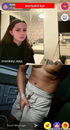 Athletic couple shares steamy webcam session