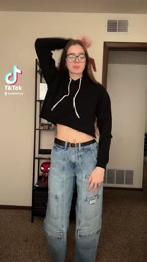 Watch my perky tits drop in this TikTok dance!