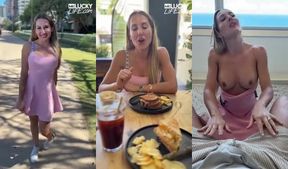 Stunning Kayla Lea Enjoys a Day on the Gold Coast - A Teasing Adventure!