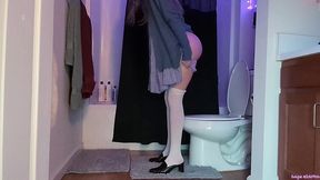 church girl sage eldritch peeing #3 and #4 [voyeur]
