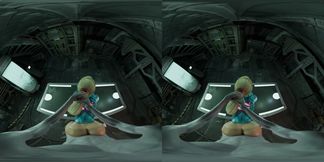 Hardcore Hair-Pulling Doggystyle With Samus Aran