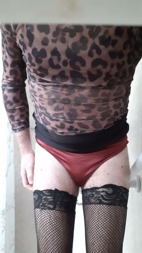 Showing of my butt plug