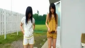 Asian Teens Chiwa Anri Go Wild Outside – Hot Outdoor Lesbian Action