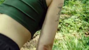 Lesbian Domination in the Forest: Lezdom &mdash;  Bondage and Pussy Eating with Mushroom Sofi (Eva Elfie)