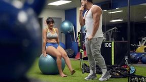 Spying On A Personal Trainer And His Big Ass Client