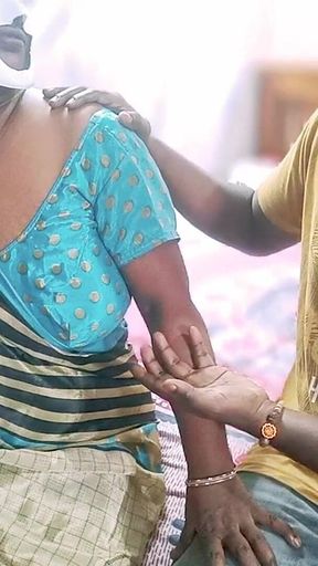 House Owner Taking Advantage of a Tenant for Unpaid Rent - Full Tamil Audio with Real Moaning