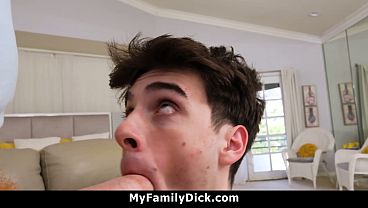 Fake-Sick Stepson Gets a Rectal Thermometer Up His Ass and a Hard Cock Down His Throat
