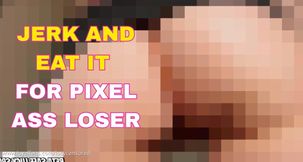 Censored Upskirt CEI Ass Worship Pixellated Femdom POV Lucy Spanks