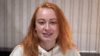 Ersties - Amateur Redhead Babe Fingers Herself Outdoors