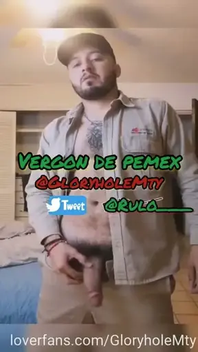 VERGON DE PEMEX 🧔🏻‍♂️⛽️🍆 Este cabron me puso una buena cogida suscríbete para ver mis videos completos