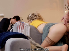 HUNT4K. Girl ignores BF and gives butt to more interesting
